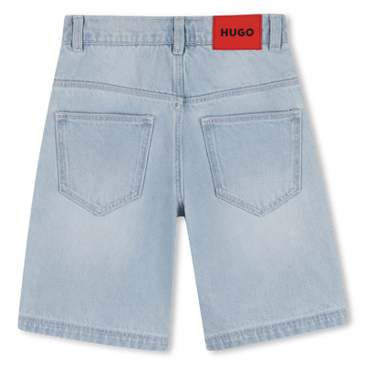 DENIM BERMUDA SHORTS HUGO BOY