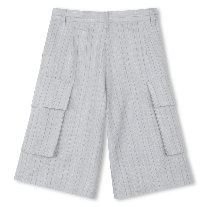 Long shorts with woven stripes DKNY 
                        GIRL