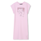 Novelty short-sleeved dress KARL LAGERFELD KIDS 
                    GIRL