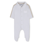 Pyjamas with press stud closure, WHITE, hi-res
