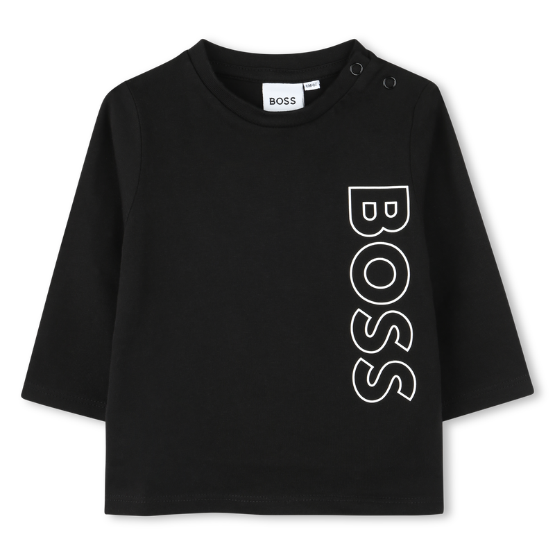 Cotton T-shirt with logo BOSS 
                        BOY