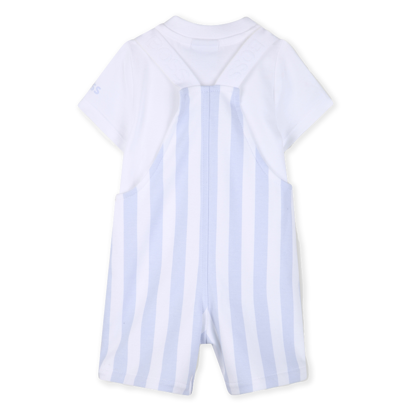 OVERALLS + T-SHIRT SET BOSS 
                        BOY