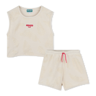 Terry cloth vest top &amp; shorts KENZO KIDS 
                    GIRL