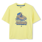 Loose T-shirt with print, STRAW YELLOW, hi-res
