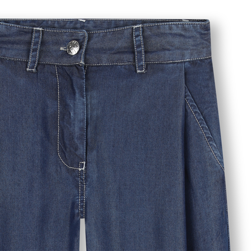 FLOWING WIDE-LEG TROUSERS DKNY 
                        GIRL