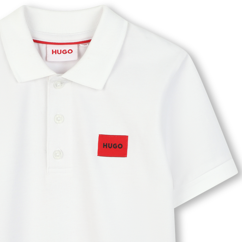 SHORT-SLEEVED POLO SHIRT HUGO 
                        BOY