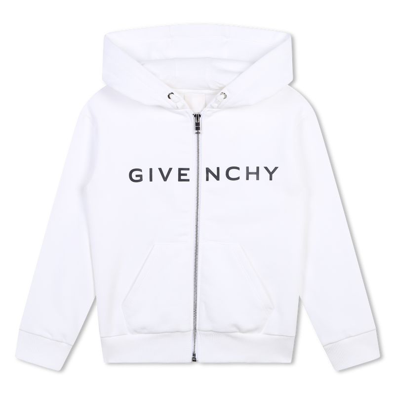 Zip-Up Hooded Cardigan GIVENCHY 
                        GIRL