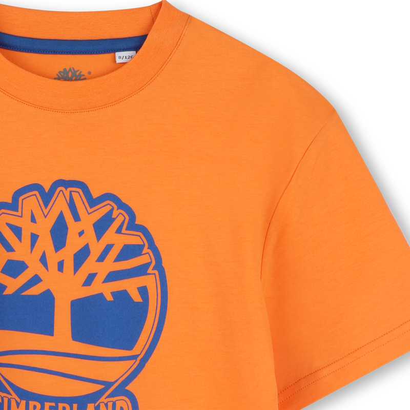 Two-tone T-shirt with logo TIMBERLAND 
                        BOY