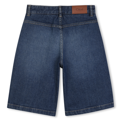 Cotton denim shorts CHLOE GIRL