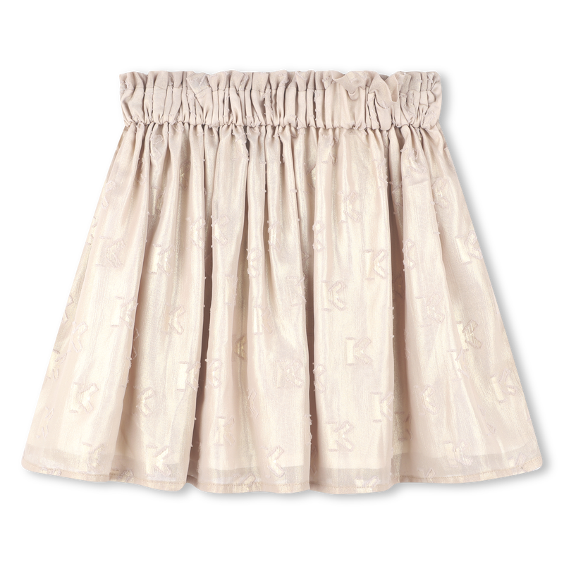 Lam&eacute; jacquard skirt KENZO KIDS 
                        GIRL
