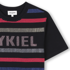 Cotton dress with diamant&eacute;s SONIA RYKIEL 
                    GIRL