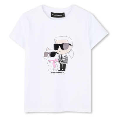 SHORT SLEEVE T-SHIRT KARL LAGERFELD KIDS GIRL
