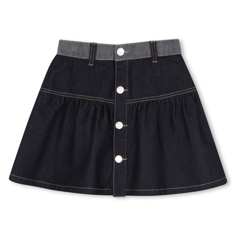 Denim skirt KENZO KIDS 
                        GIRL