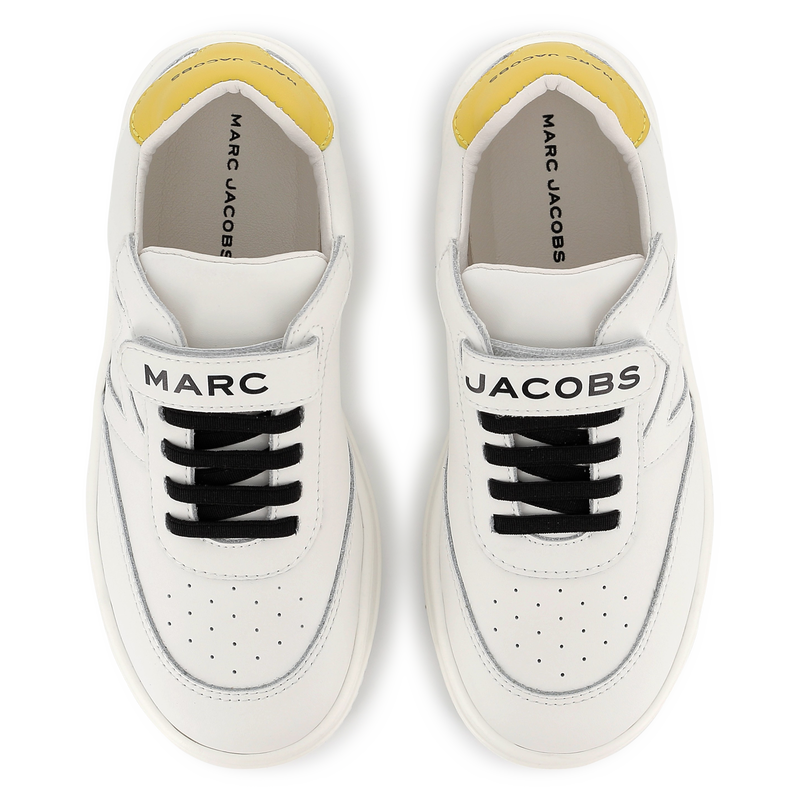 Self-adhesive leather trainers MARC JACOBS 
                        BOY