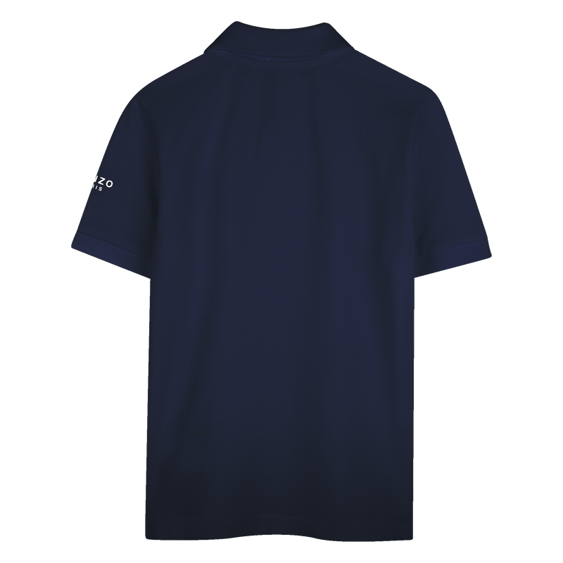 Short-sleeved cotton polo KENZO KIDS 
                        UNISEX