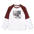 Two-tone T-shirt with print TIMBERLAND 
                    BOY