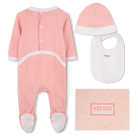Pajama, bib and hat set KENZO KIDS 
                    GIRL