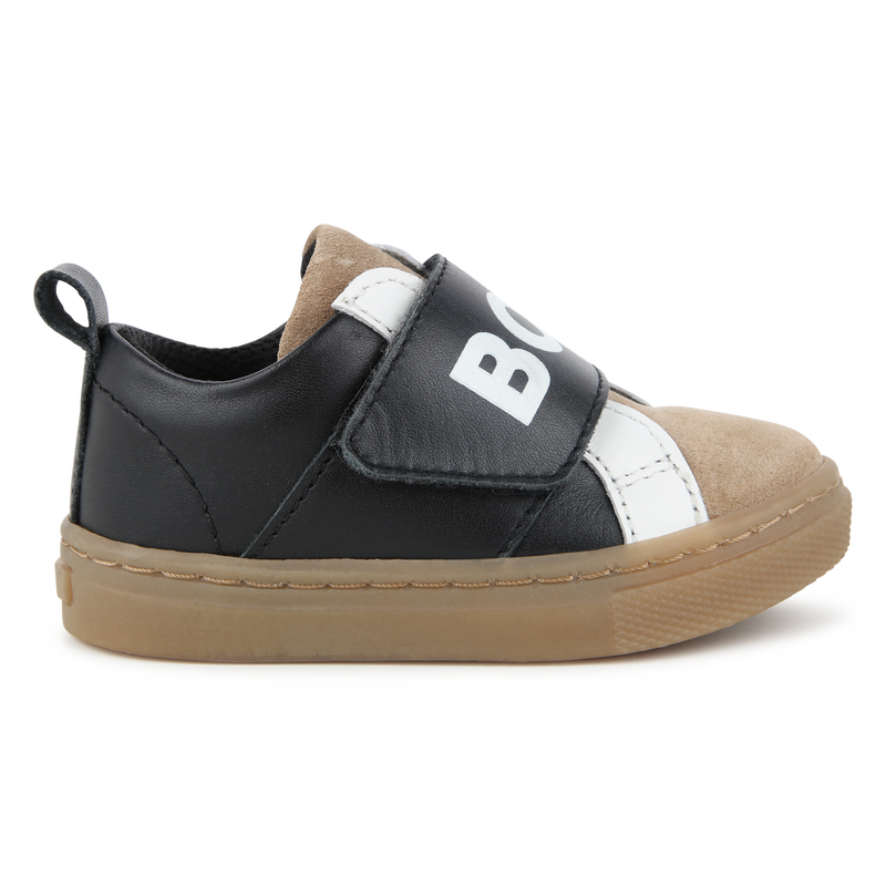 Leather Velcro Sneakers BOSS 
                        BOY