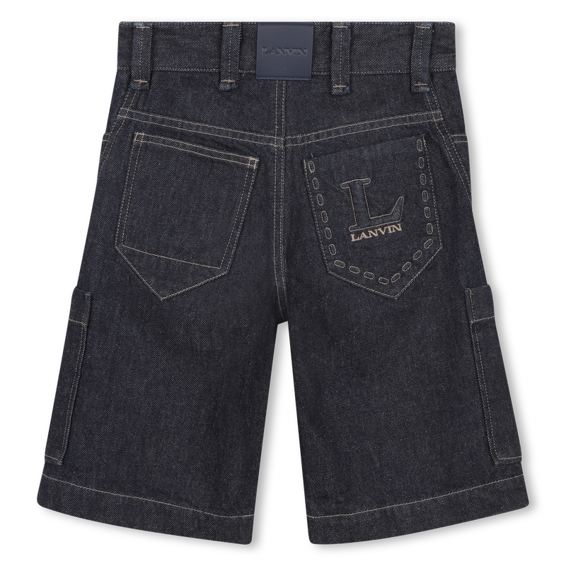 DENIM BERMUDA SHORTS LANVIN 
                        BOY