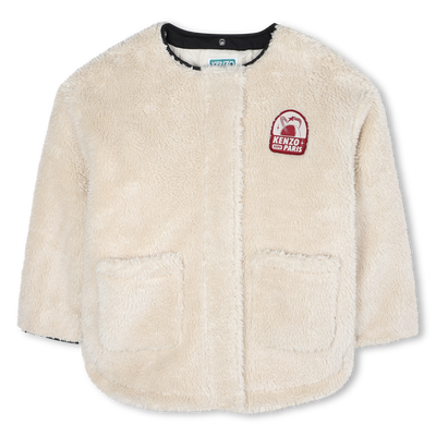 Coat with detachable hood KENZO KIDS GIRL