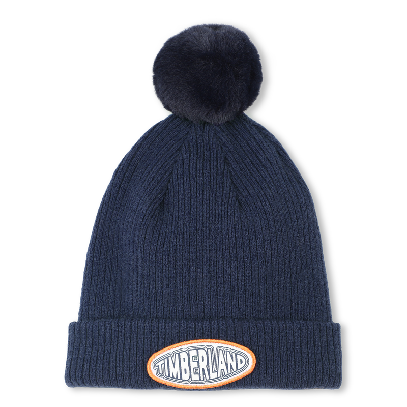 Fleece pompom knit hat TIMBERLAND 
                        BOY