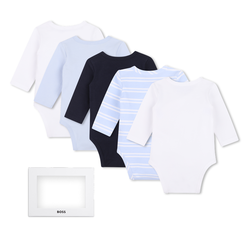 Pack of 5 bodysuits BOSS 
                        BOY