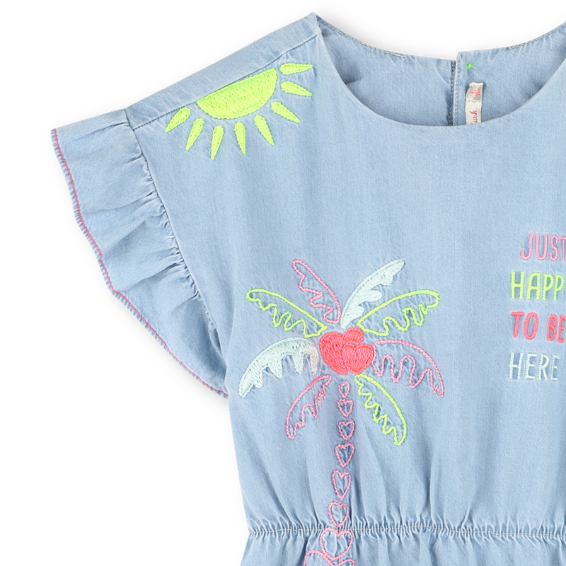 Embroidered denim dress BILLIEBLUSH 
                        GIRL