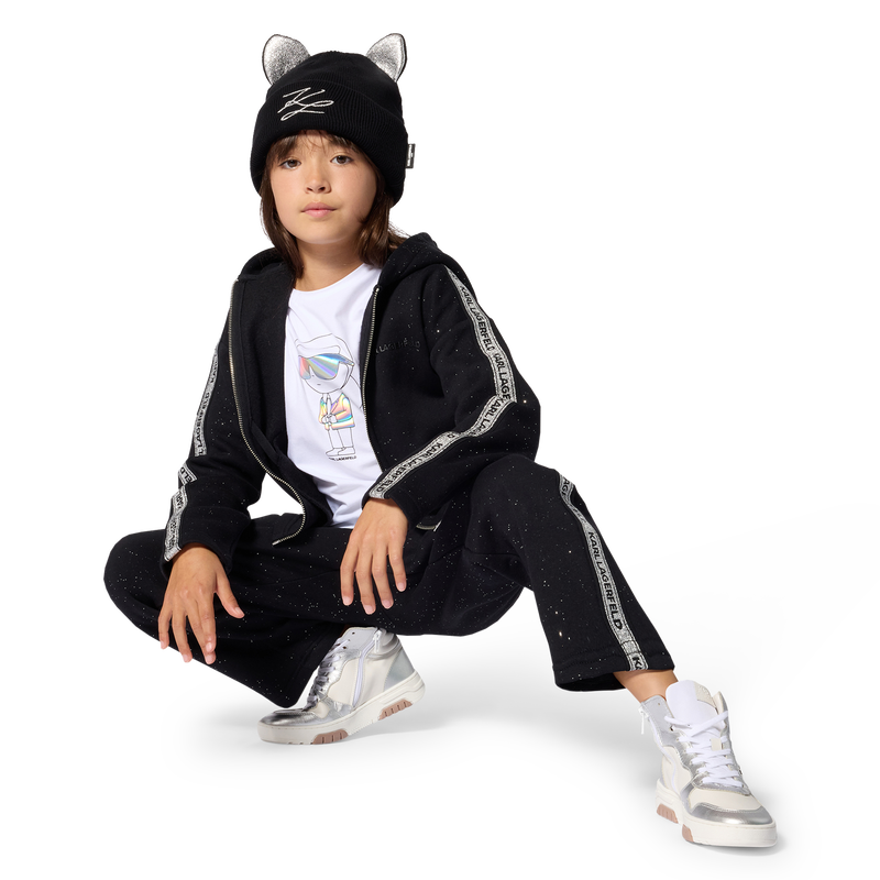 Long sleeve t-shirt KARL LAGERFELD KIDS 
                        GIRL