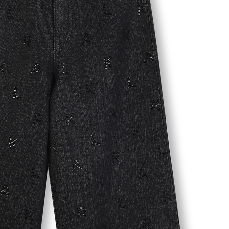 Denim pants KARL LAGERFELD KIDS 
                        GIRL