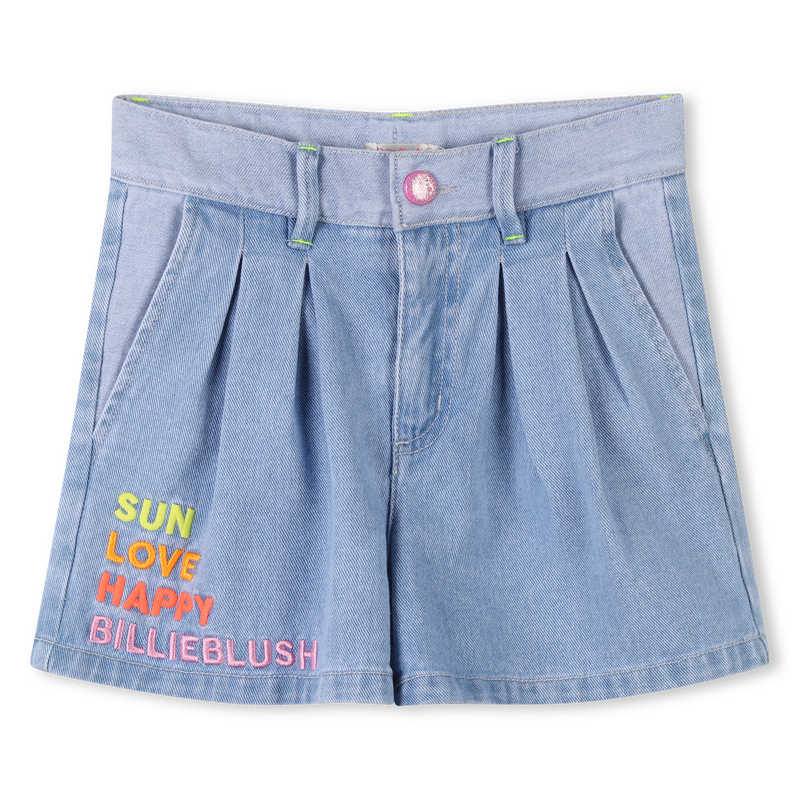 Adjustable-waist denim shorts BILLIEBLUSH 
                        GIRL