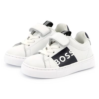 Lace-up leather trainers BOSS BOY