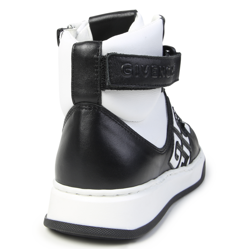 Lace-Up Leather Sneakers GIVENCHY 
                        BOY