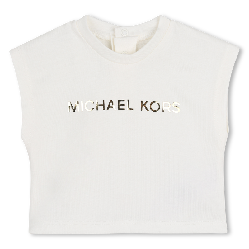 CARDIGAN, SKIRT AND T-SHIRT SET MICHAEL KORS 
                        GIRL