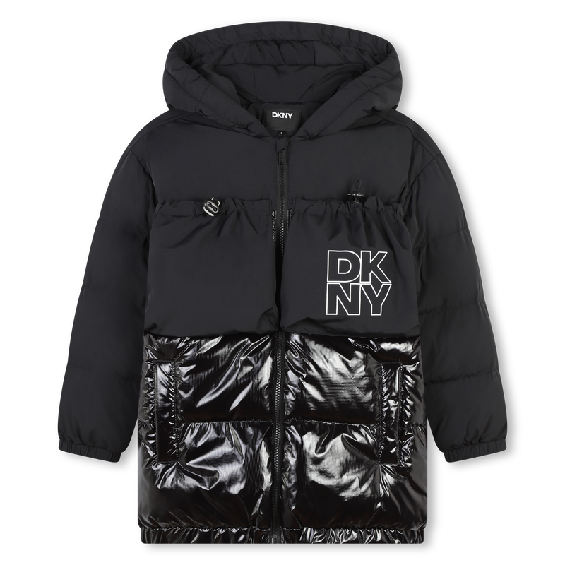 Hooded puffer jacket DKNY 
                        GIRL