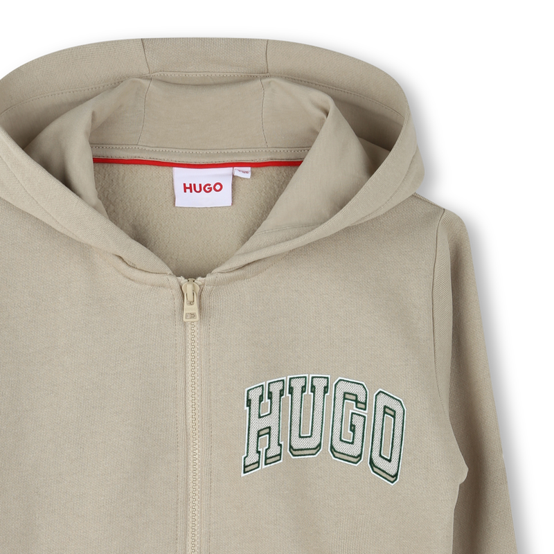 Hooded jogging cardigan HUGO 
                        BOY