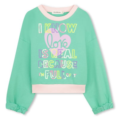 FLEECE SWEATSHIRT BILLIEBLUSH GIRL