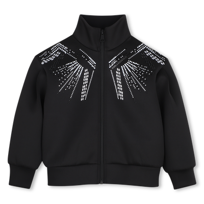 High-neck cardigan KARL LAGERFELD KIDS GIRL