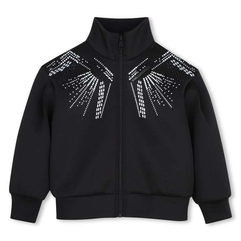 High-neck cardigan KARL LAGERFELD KIDS 
                        GIRL