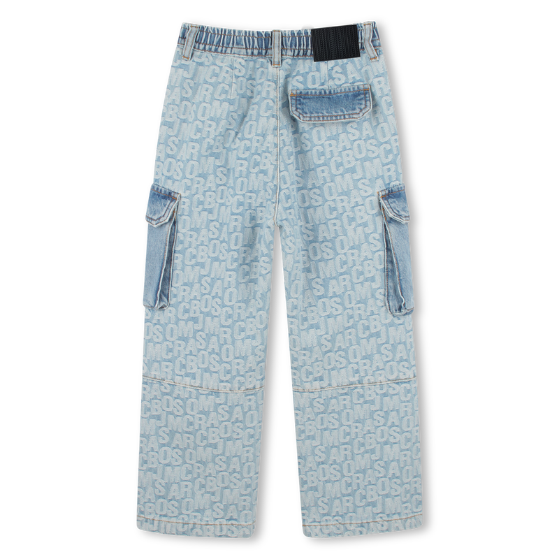 Cotton denim cargo trousers MARC JACOBS 
                        BOY