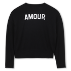Contrasting V-neck sweater with a back ZADIG VOLTAIRE 
                    GIRL