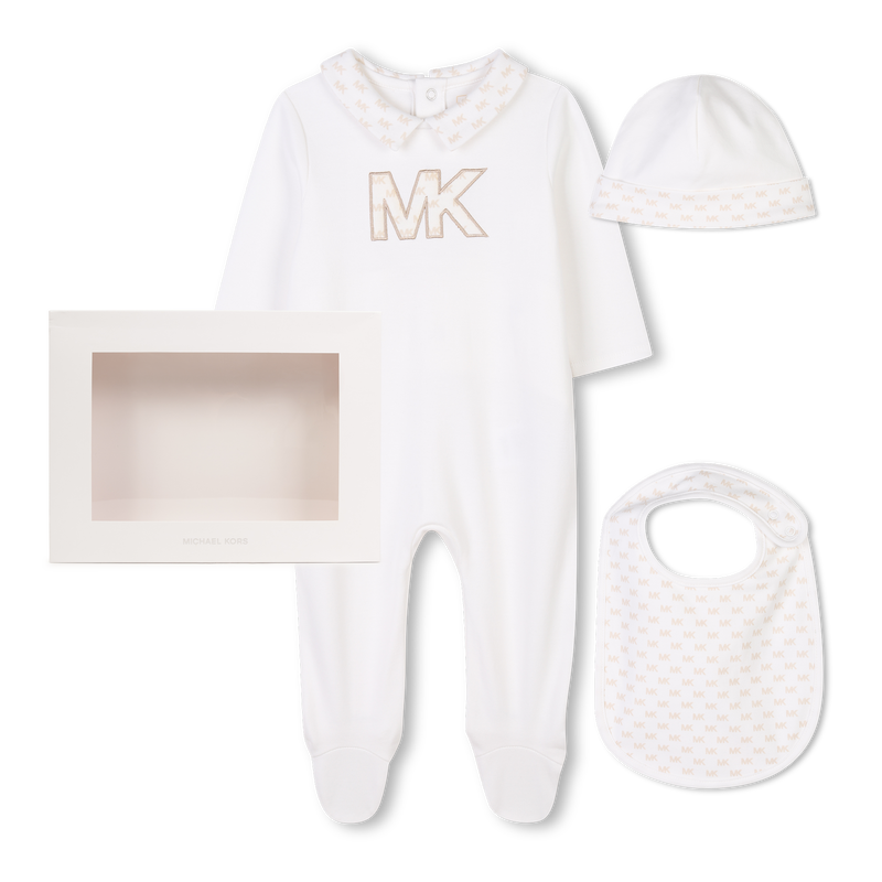 Cotton pyjamas, hat and bib MICHAEL KORS 
                        UNISEX