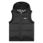 Hooded sleeveless puffer DKNY 
                    UNISEX