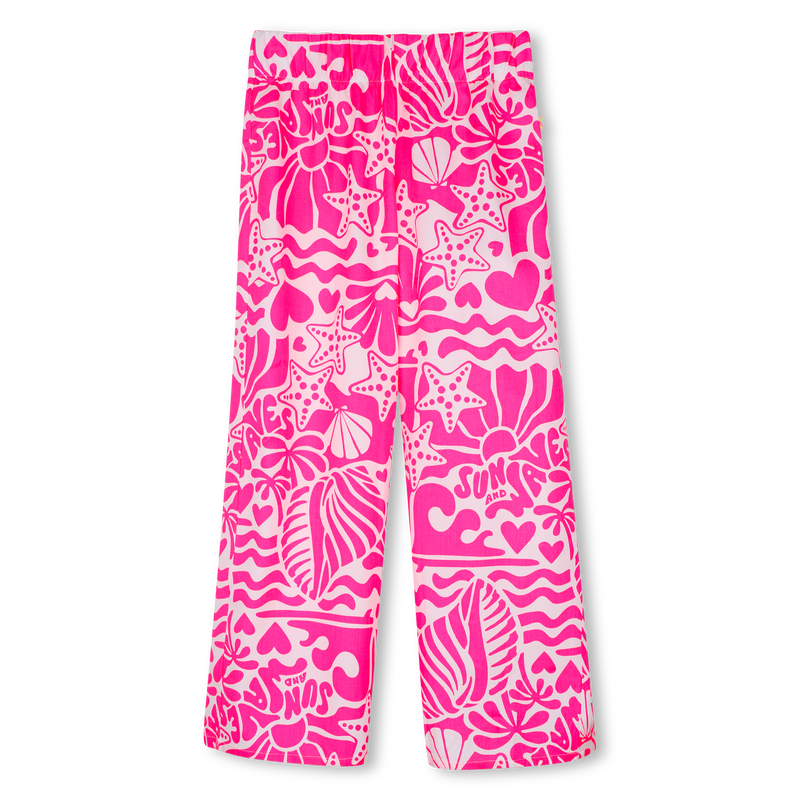 Wide patterned trousers BILLIEBLUSH 
                        GIRL