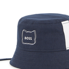 Bucket hat with fasteners BOSS 
                    BOY