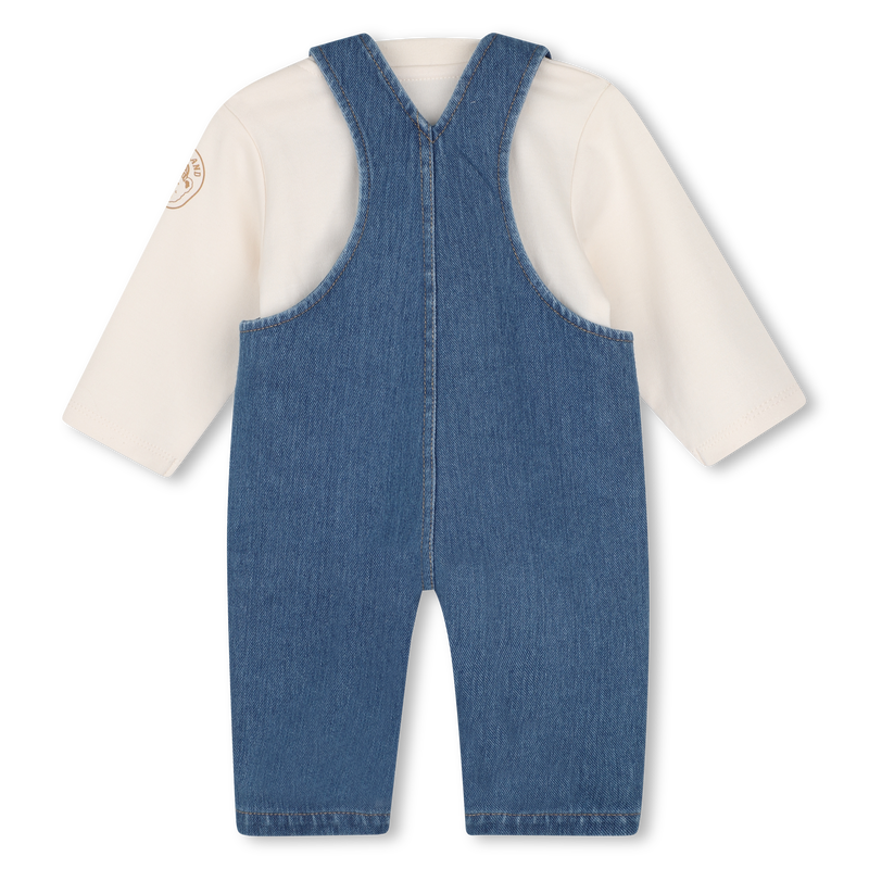 Dungaree and t-shirt set TIMBERLAND 
                        BOY