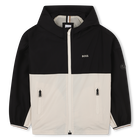 Two-tone hooded windbreaker BOSS 
                    BOY