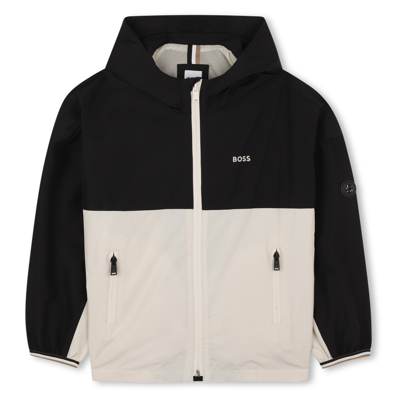 Two-tone hooded windbreaker BOSS 
                        BOY