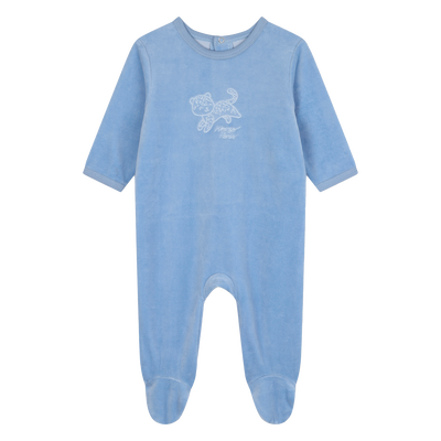 Embroidered velvet pyjamas KENZO KIDS BOY