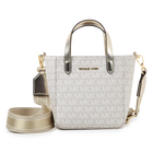 Printed zip-up tote bag MICHAEL KORS 
                    GIRL