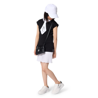 SHORT SLEEVE DRESS KARL LAGERFELD KIDS GIRL